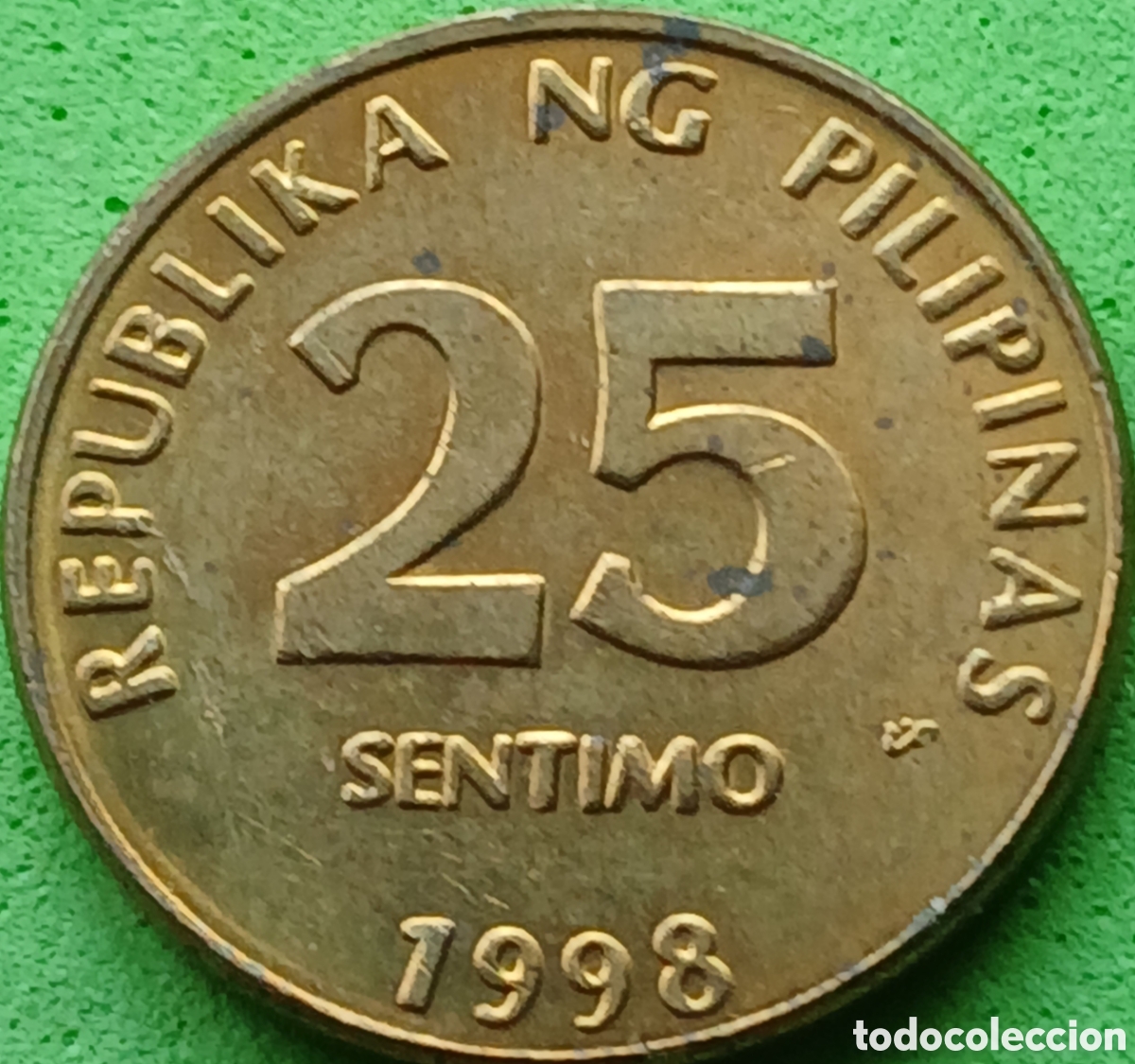 Monedas antiguas de Asia: Filipinas 25 c&eacute;ntimos 1998 km#271