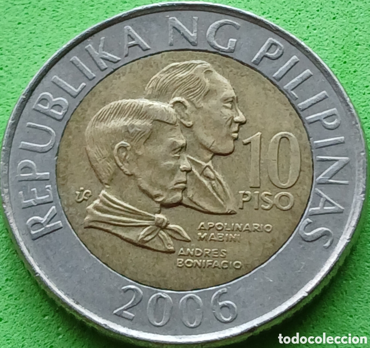 Monedas antiguas de Asia: Filipinas 10 pesos 2006 km#278