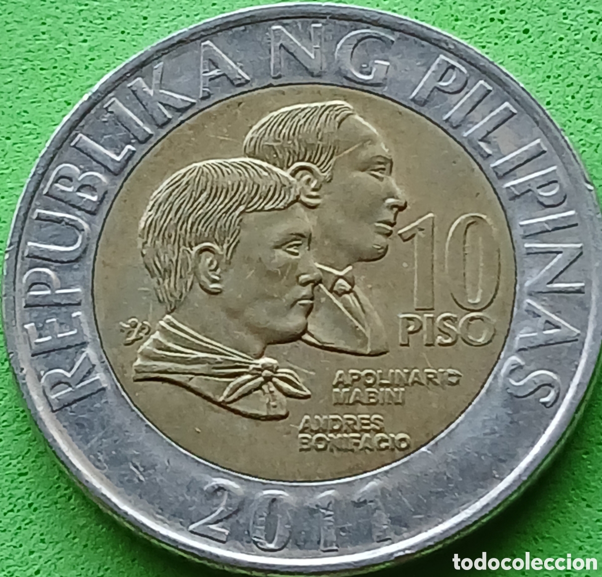 Monedas antiguas de Asia: Filipinas 10 pesos 2011 km#278
