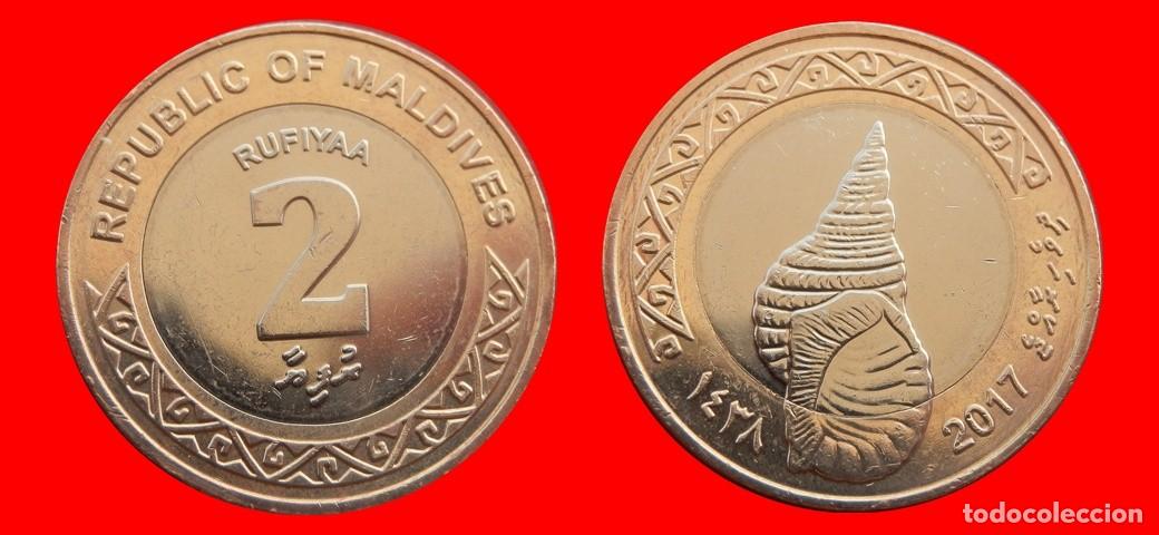 Monedas antiguas de Asia: 2 RUFIYAA 2017 ISLAS MALDIVAS-151581
