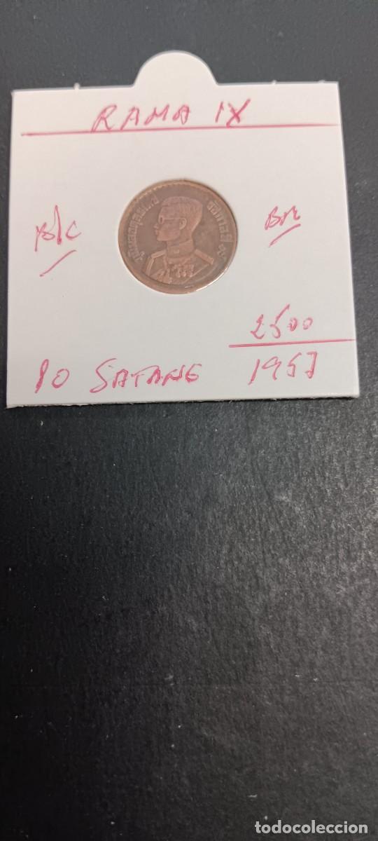Monedas antiguas de Asia: THAILANDIA 10 SATANG 1957(2500) BC KM=79a (BRONCE)