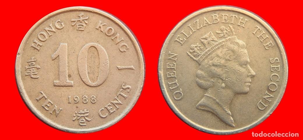 Monedas antiguas de Asia: 10 CENTAVOS CENTS CENTIMOS 1988 HONG KONG-151791