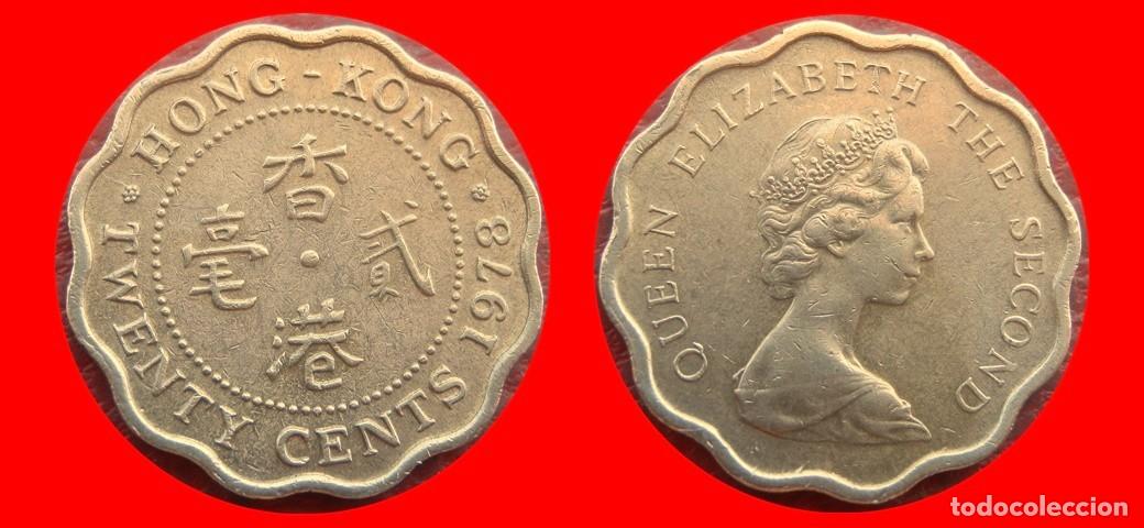 Monedas antiguas de Asia: 20 CENTAVOS CENTS CENTIMOS 1978 HONG KONG-151798