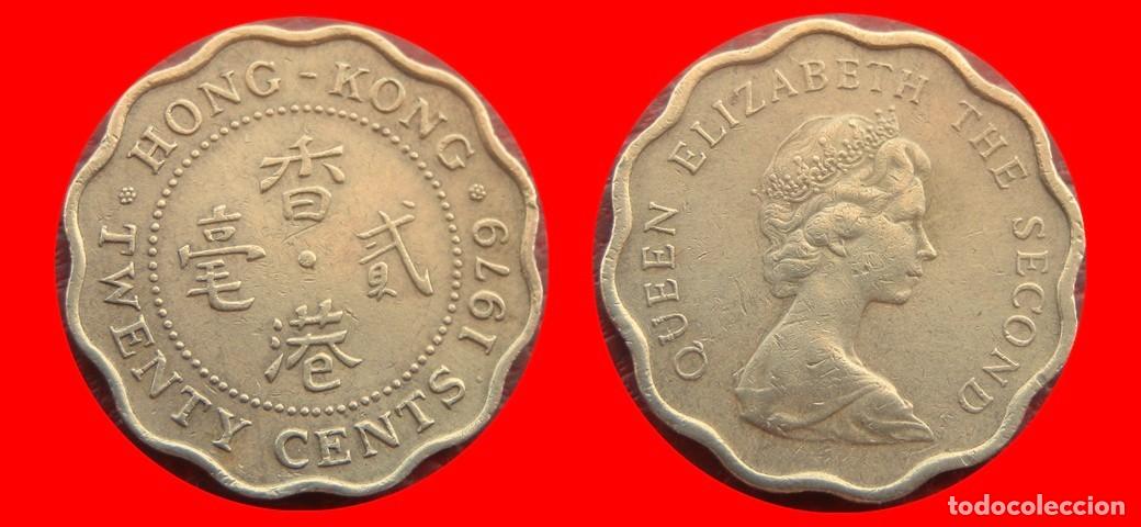 Monedas antiguas de Asia: 20 CENTAVOS CENTS CENTIMOS 1979 HONG KONG-151799