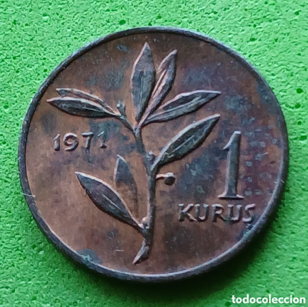 Monedas antiguas de Asia: Turqu&iacute;a 1 kurus 1971 km#895a