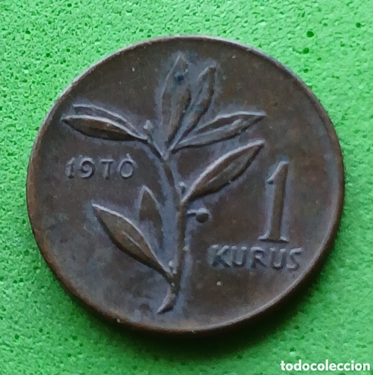 Monedas antiguas de Asia: Turqu&iacute;a 1 kurus 1970 km#895a