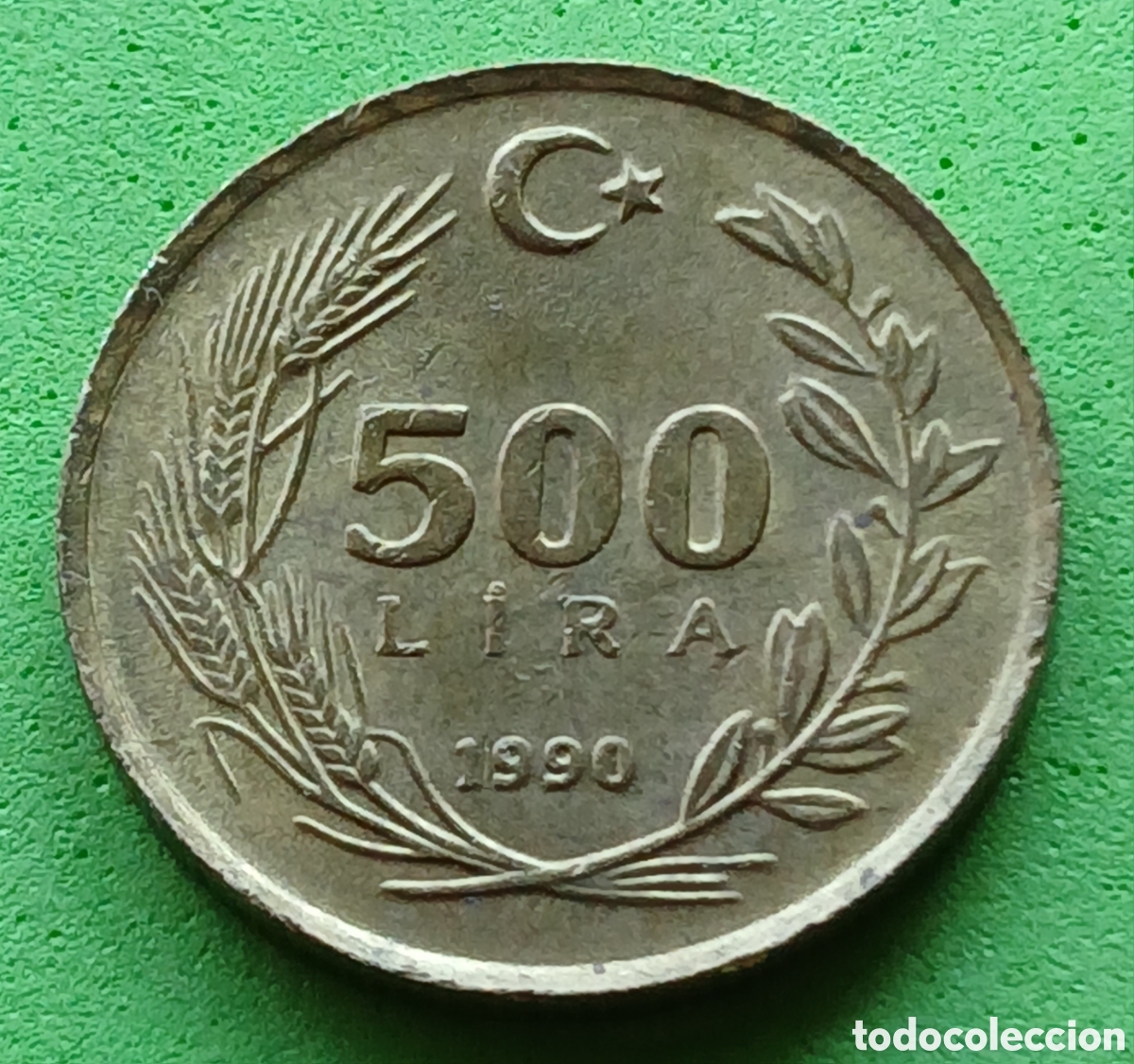 Monedas antiguas de Asia: Turqu&iacute;a 500 liras 1990 km#989