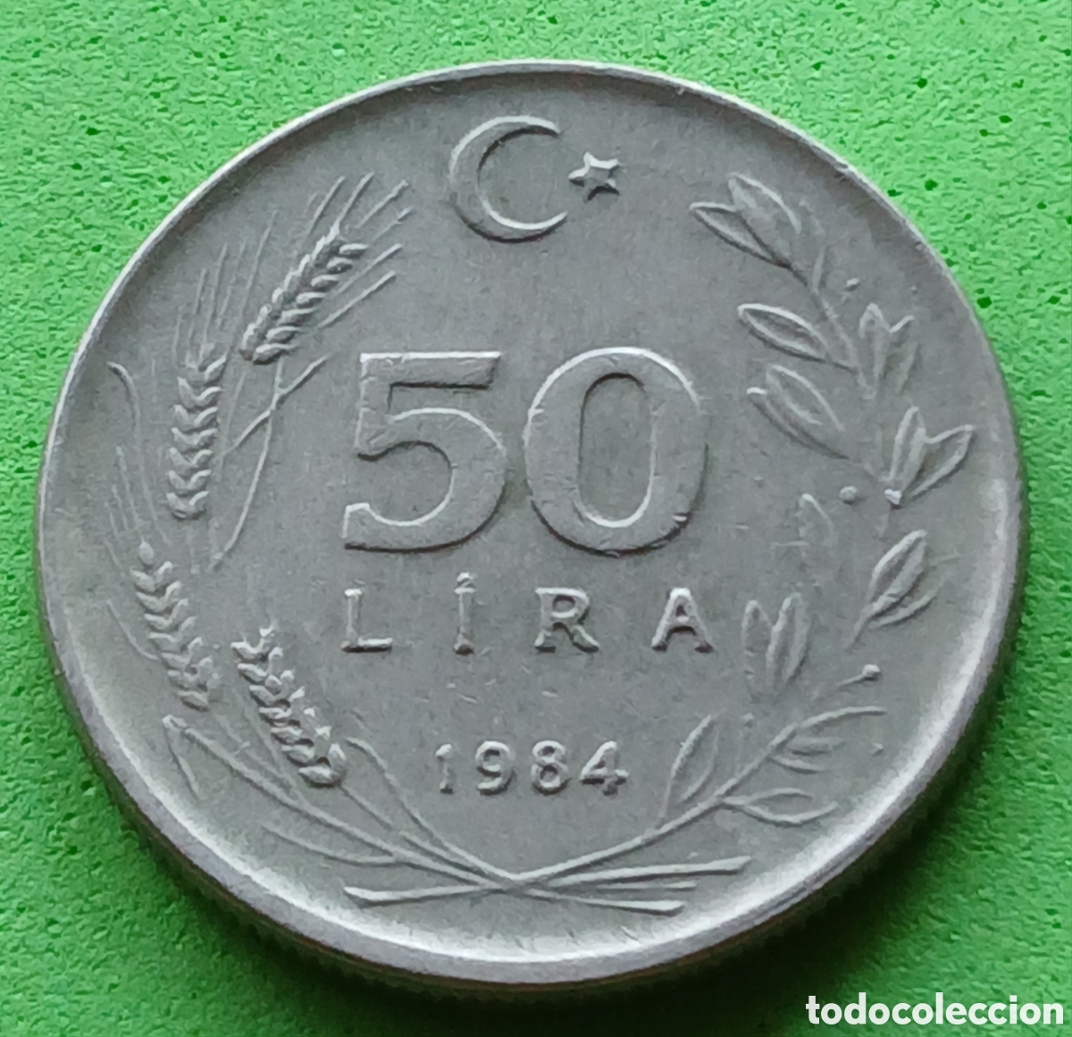 Monedas antiguas de Asia: Turqu&iacute;a 50 liras 1984 km#966