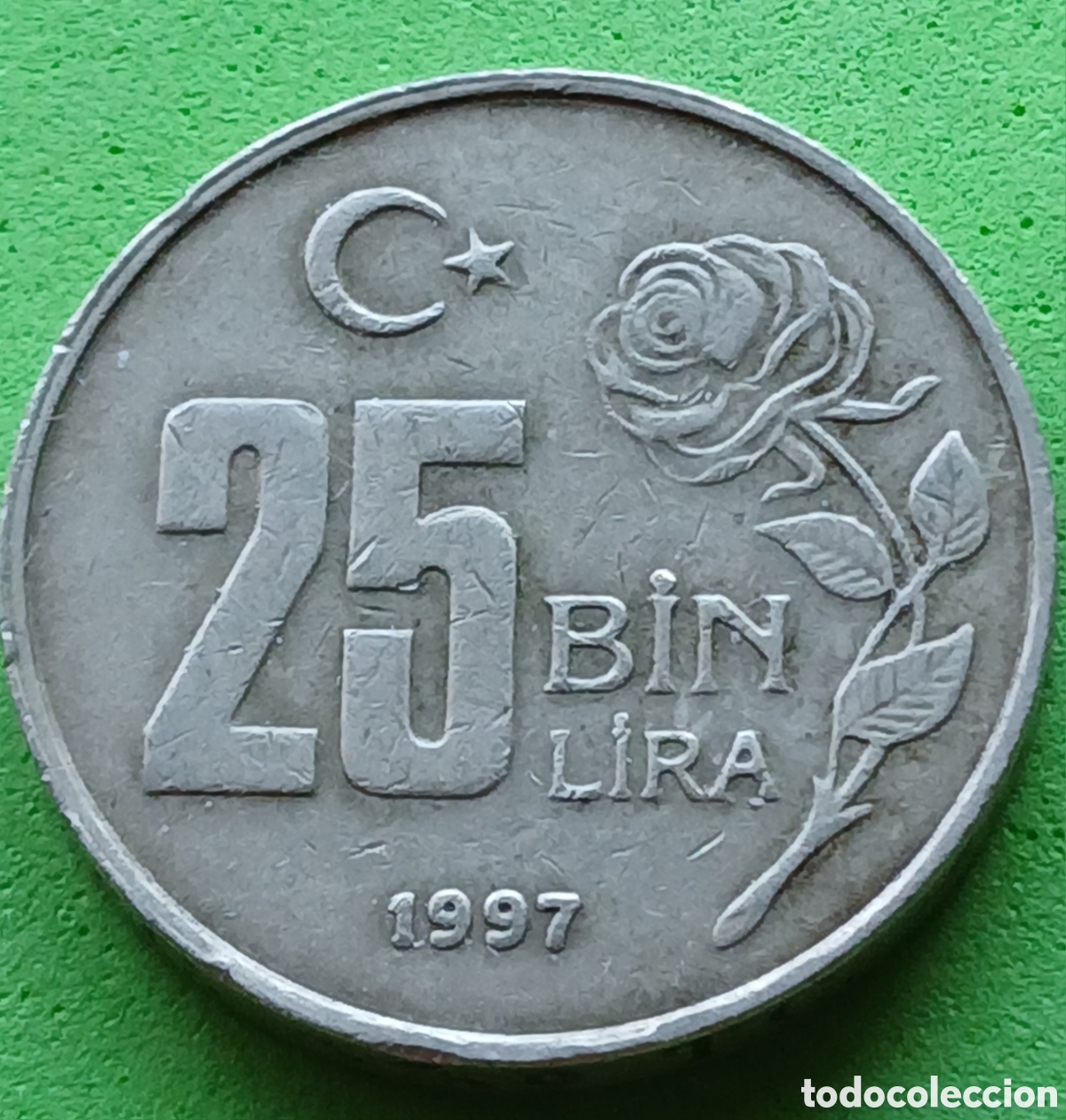 Monedas antiguas de Asia: Turqu&iacute;a 25.000 liras 1997 km#1041