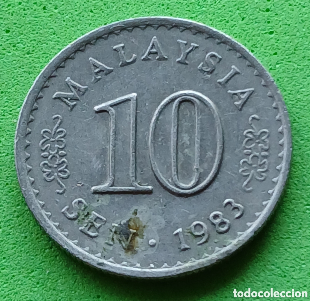 Monedas antiguas de Asia: Malasia 10 sen 1983 km#3