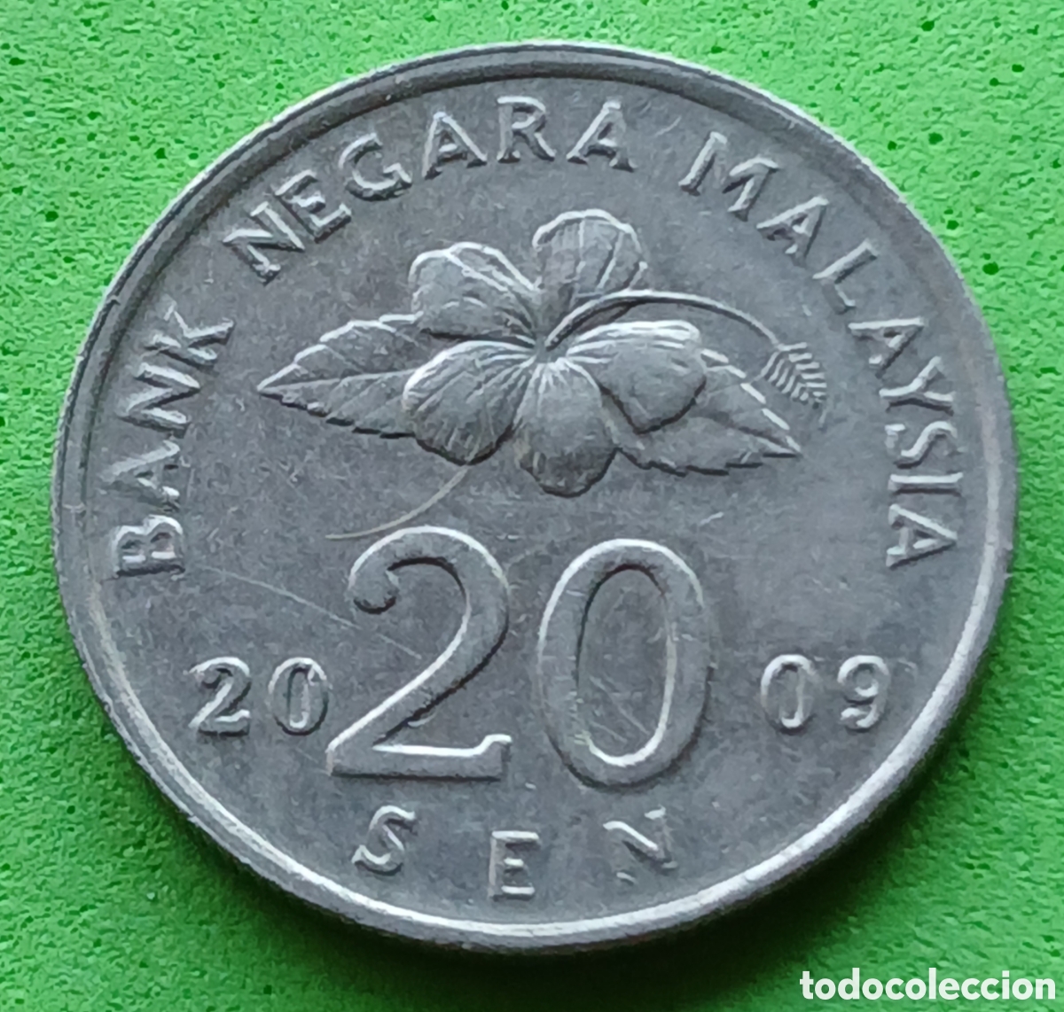 Monedas antiguas de Asia: Malasia 20 sen 2009 km#52