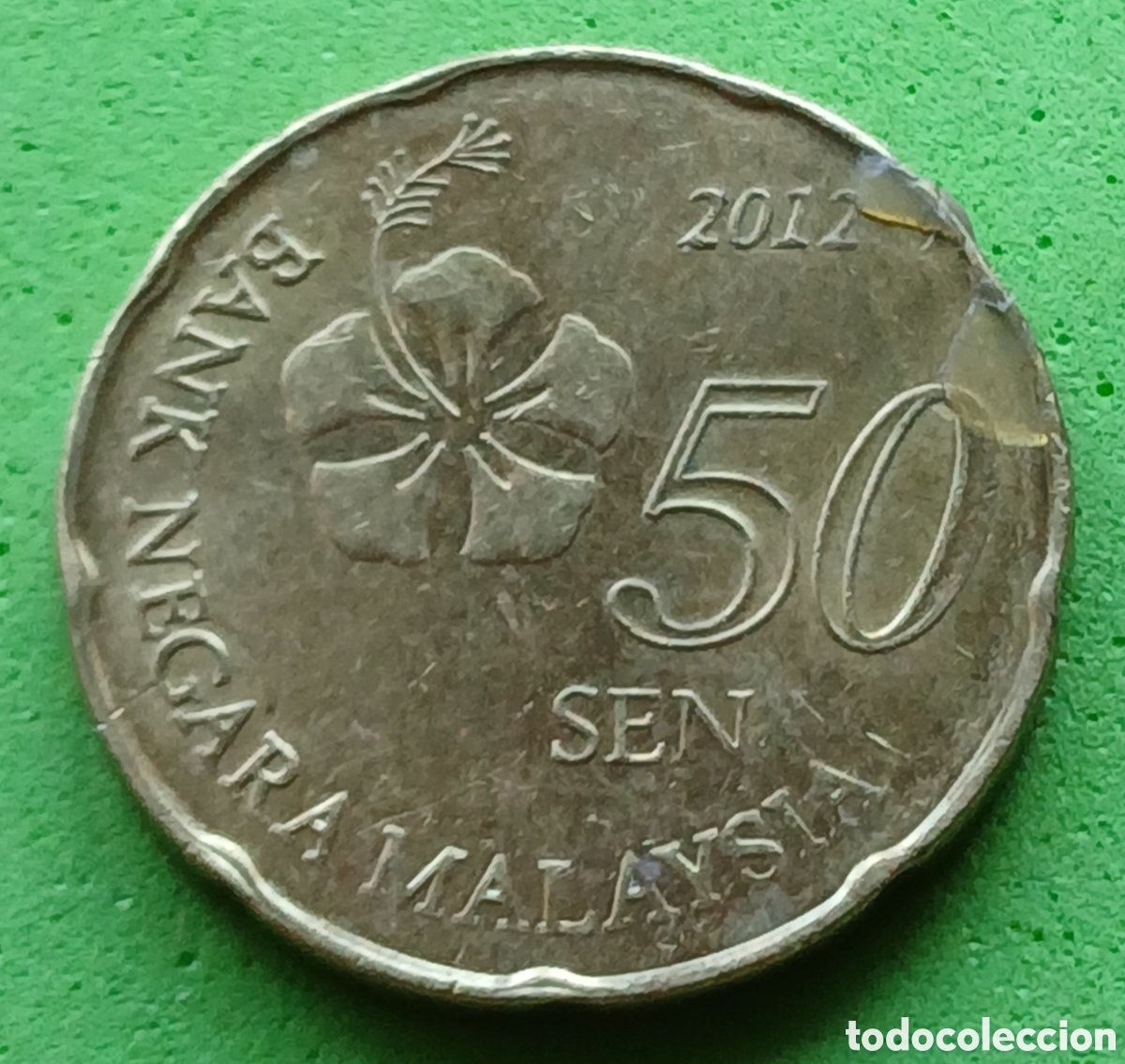 Monedas antiguas de Asia: Malasia 50 sen 2012 km#204