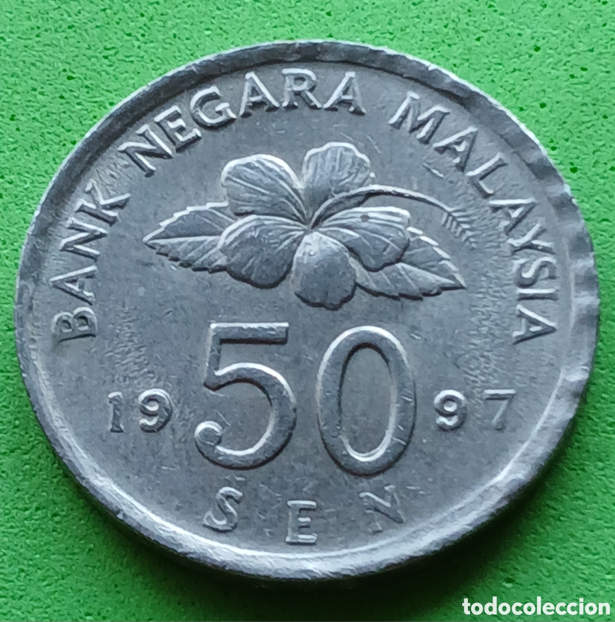 Monedas antiguas de Asia: Malasia 50 sen 1997 km#53