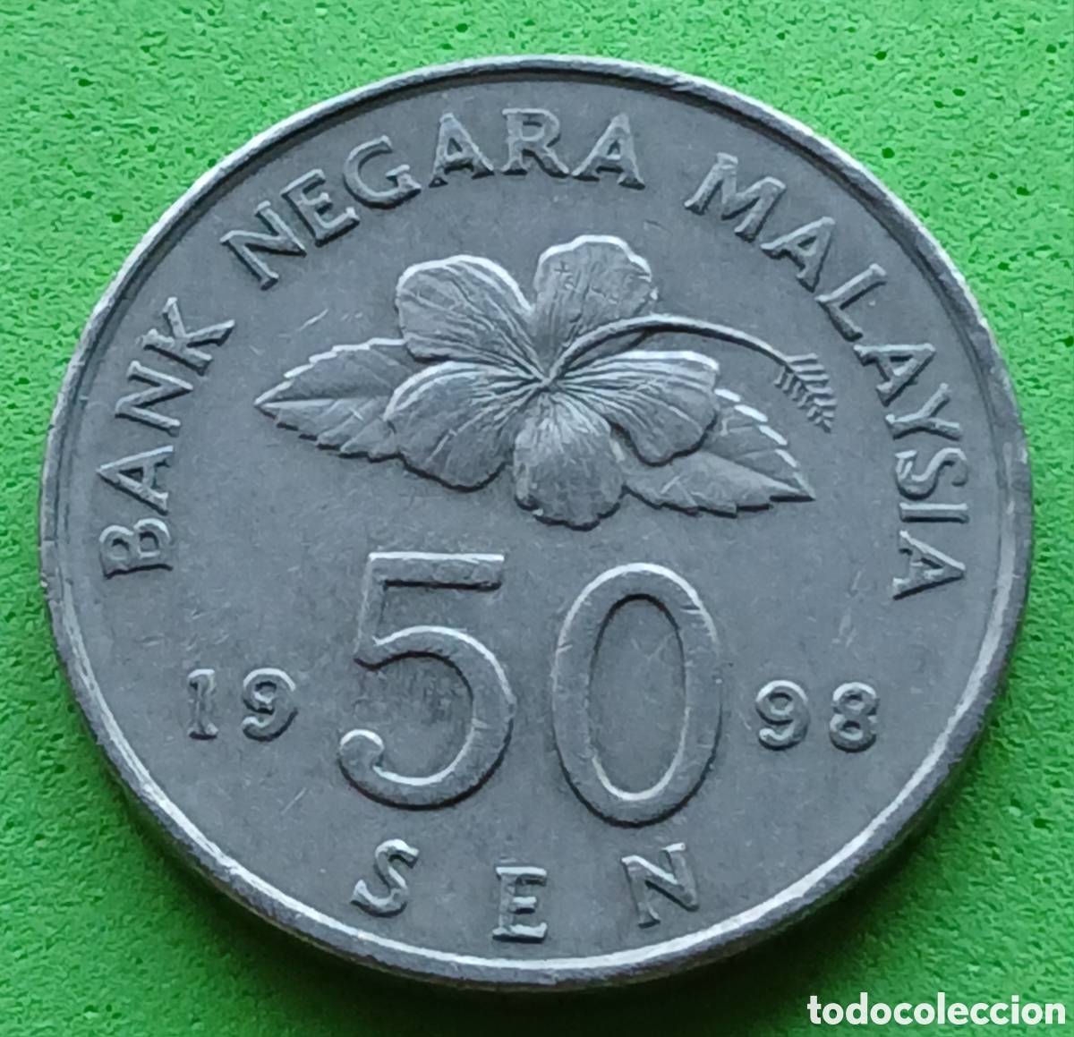 Monedas antiguas de Asia: Malasia 50 sen 1998 km#53