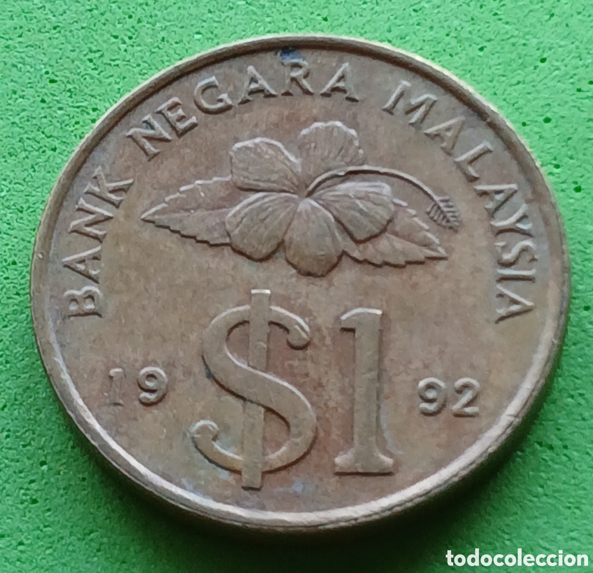Monedas antiguas de Asia: Malasia 1 ringgit 1992 km#54
