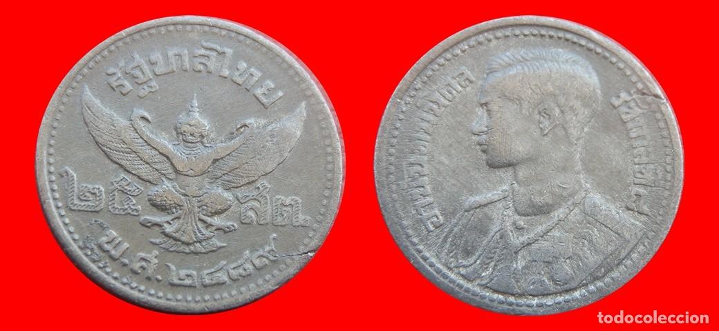 Monedas antiguas de Asia: 25 SATANG 1946 TAILANDIA-151858