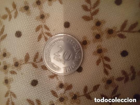 Monedas antiguas de Asia: MONEDA DE SINGAPUR - 20 CENTS - Foto 1