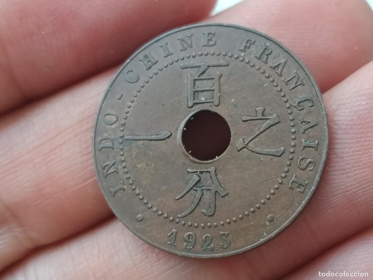 Monedas antiguas de Asia: 1 UN CENT EXCELENTE ESTADO INDOCHINA FRANCESA 1923 VIETNAM