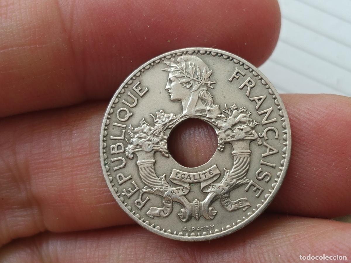 Monedas antiguas de Asia: INDOCHINA FRANCESA, 5 Cents, 1938, Paris
