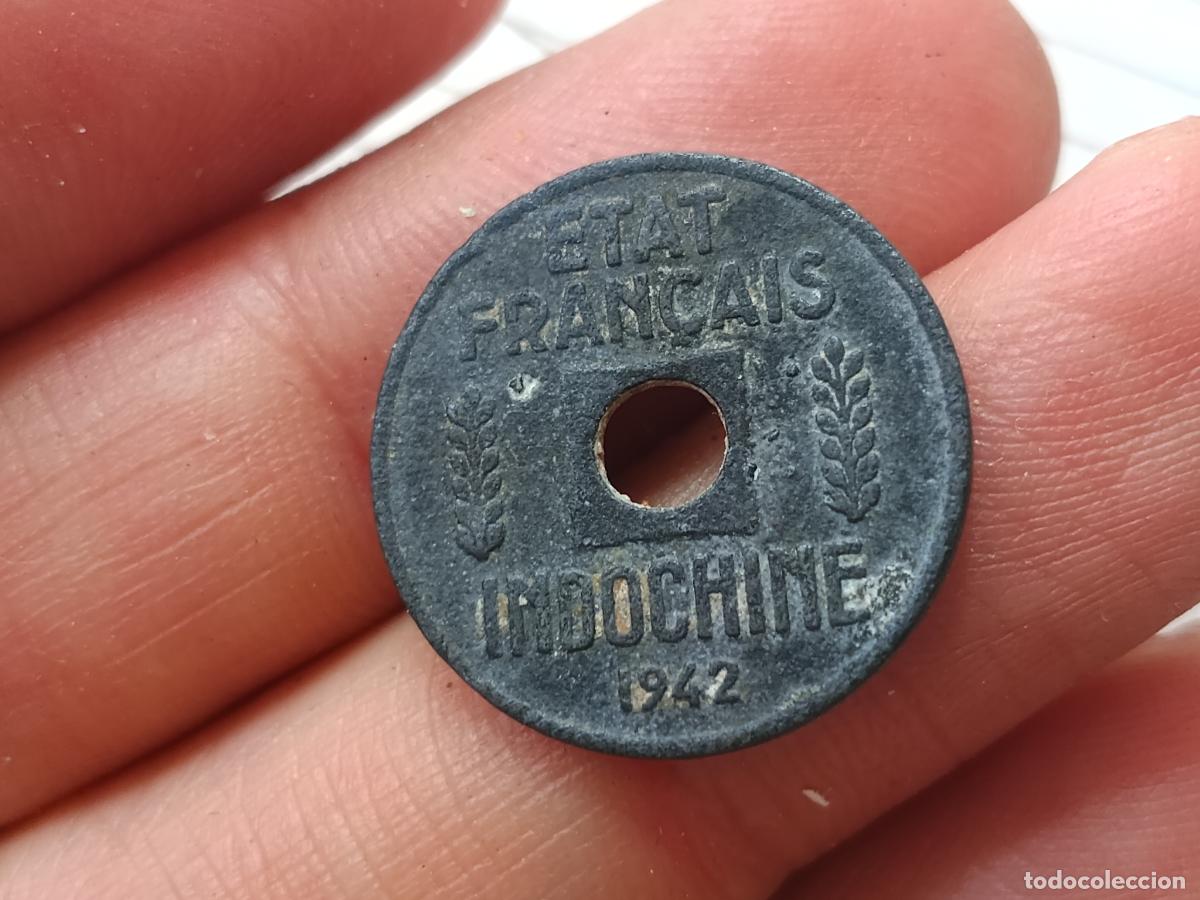 Monedas antiguas de Asia: INDOCHINA FRANCESA FRENCH INDOCHINE 1/4 CENT 1942 RARA