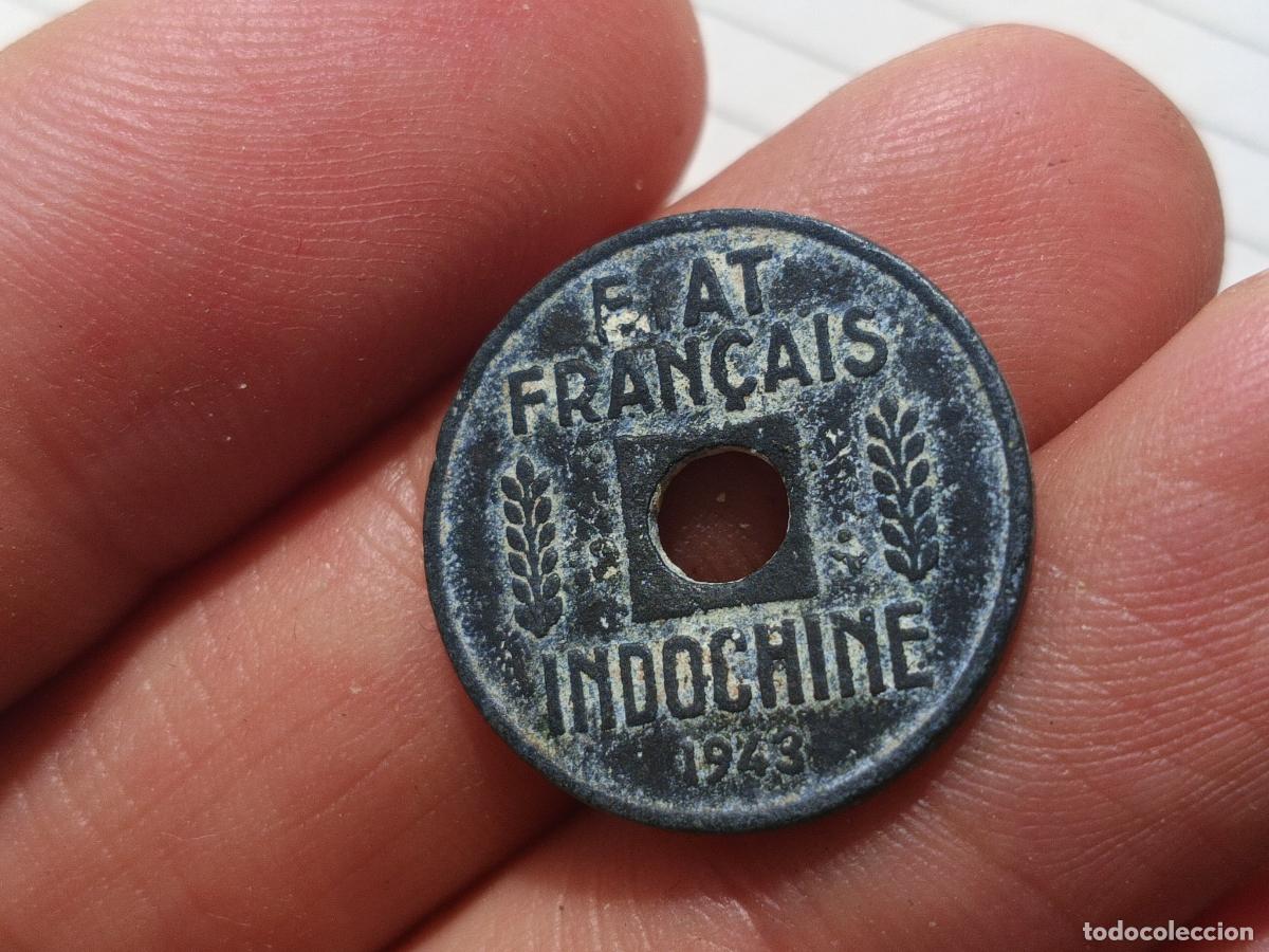 Monedas antiguas de Asia: INDOCHINA FRANCESA FRENCH INDOCHINE 1/4 CENT 1943 RARA