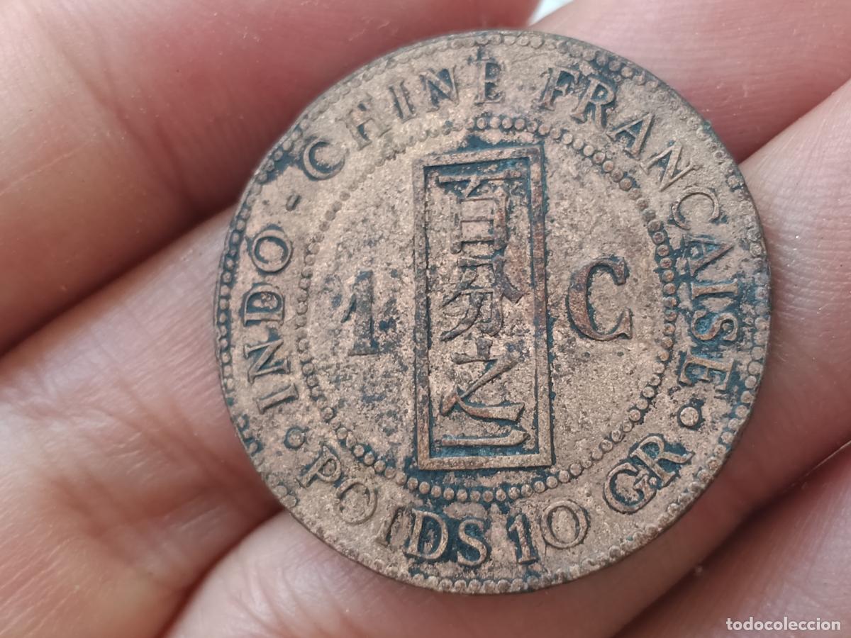 Monedas antiguas de Asia: INDOCHINA . 1 CENT 1894 . FECHA MUY ESCASA