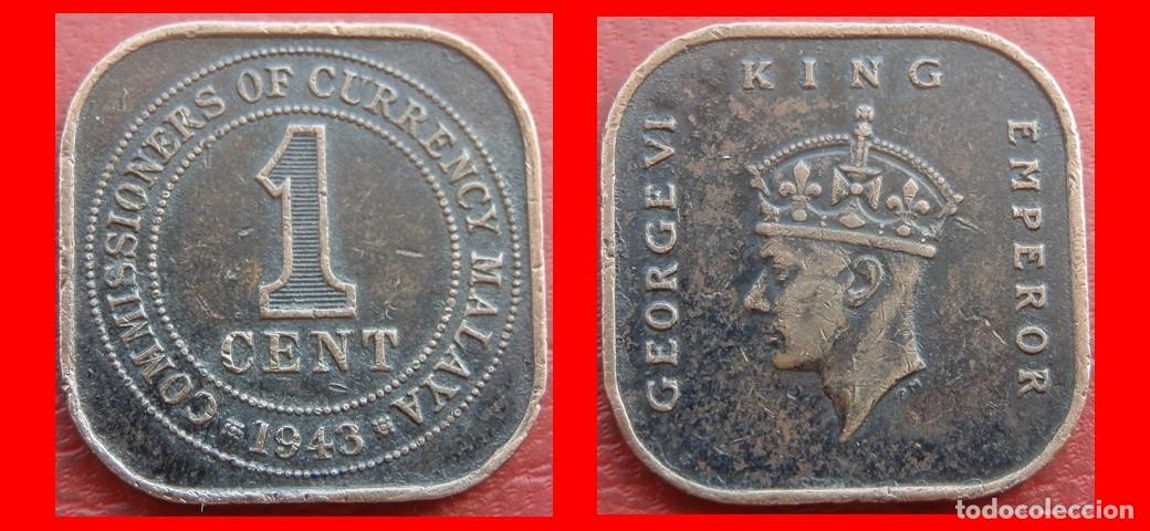 Monedas antiguas de Asia: 1 CENTAVO 1943 MALAYA-151917