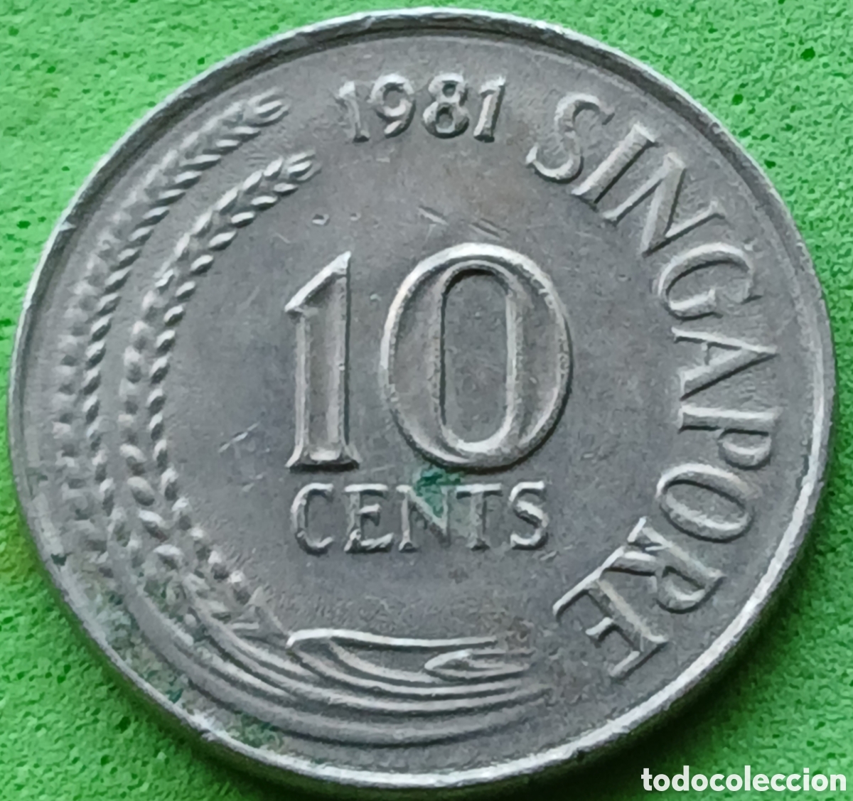 Monedas antiguas de Asia: Singapur 10 cents 1981 km#3
