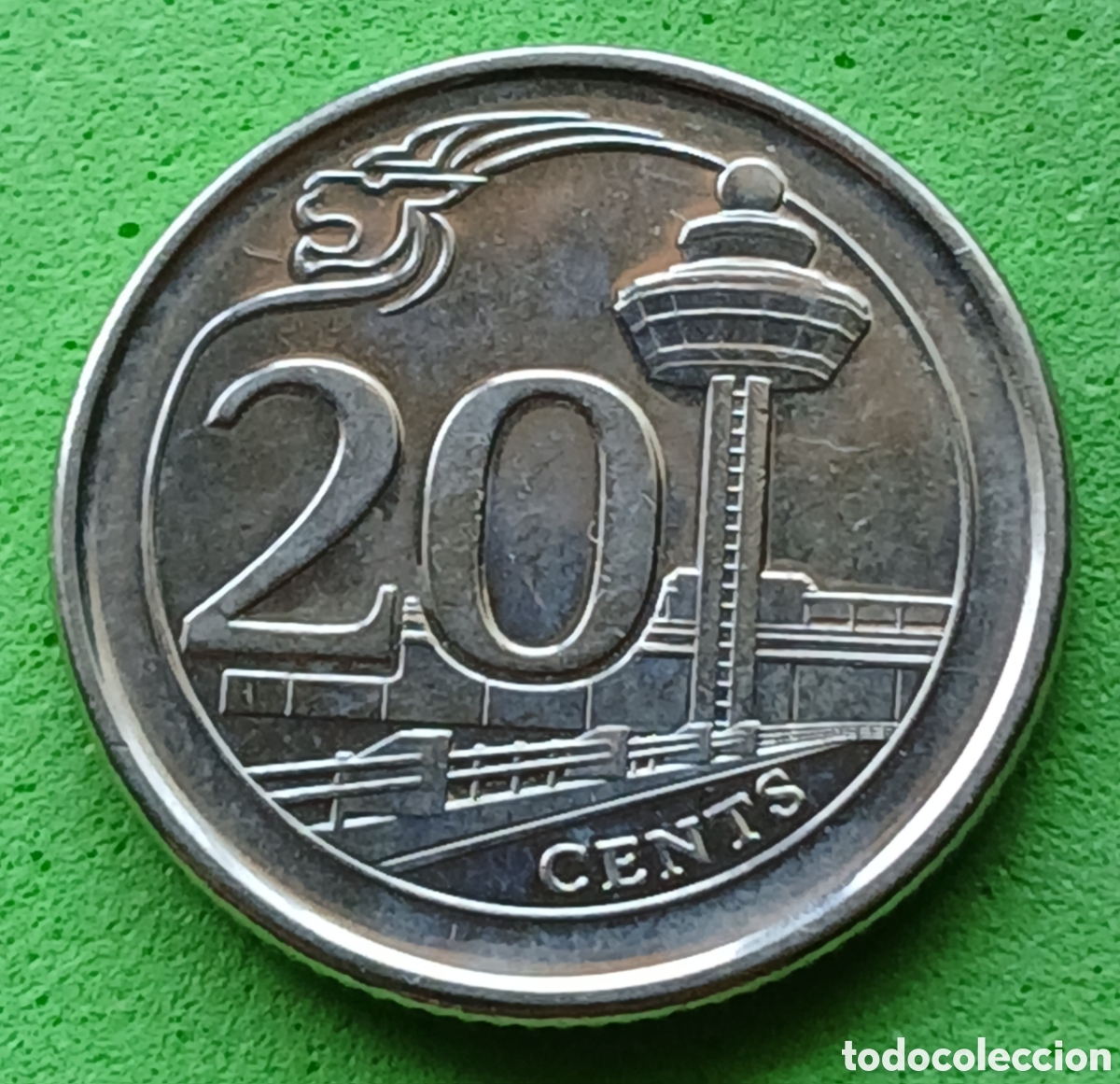 Monedas antiguas de Asia: Singapur 20 cents 2013 km#347
