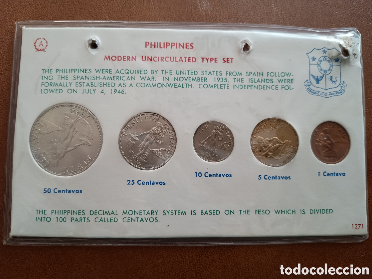 Monedas antiguas de Asia: JUEGO DE MONEDAS 1964 - SIN CIRCULAR - FILIPINAS