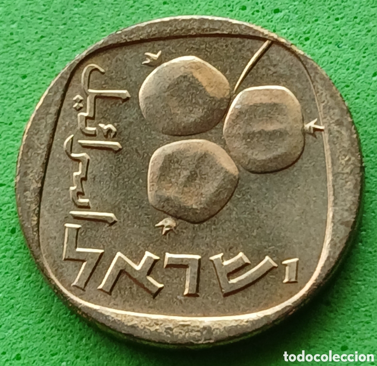 Monedas antiguas de Asia: Israel 5 agorot 1969 km#25