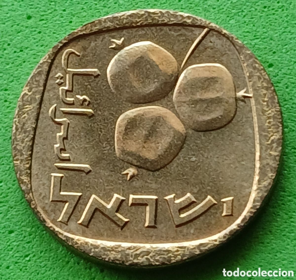 Monedas antiguas de Asia: Israel 5 agorot 1969 km#25
