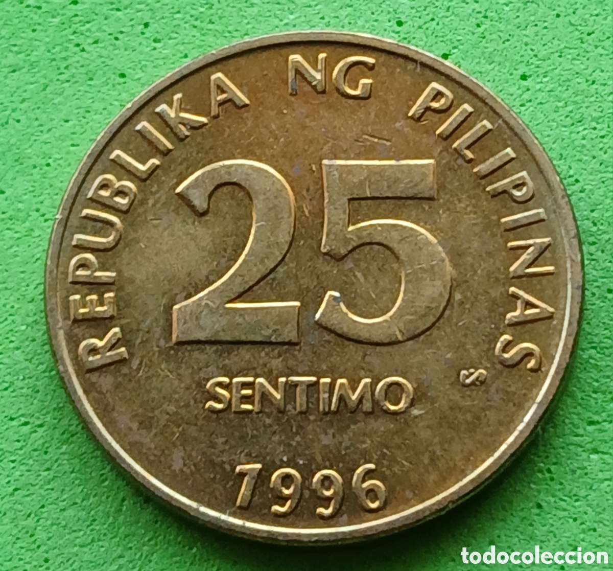 Monedas antiguas de Asia: Filipinas 25 c&eacute;ntimos 1996 km#271