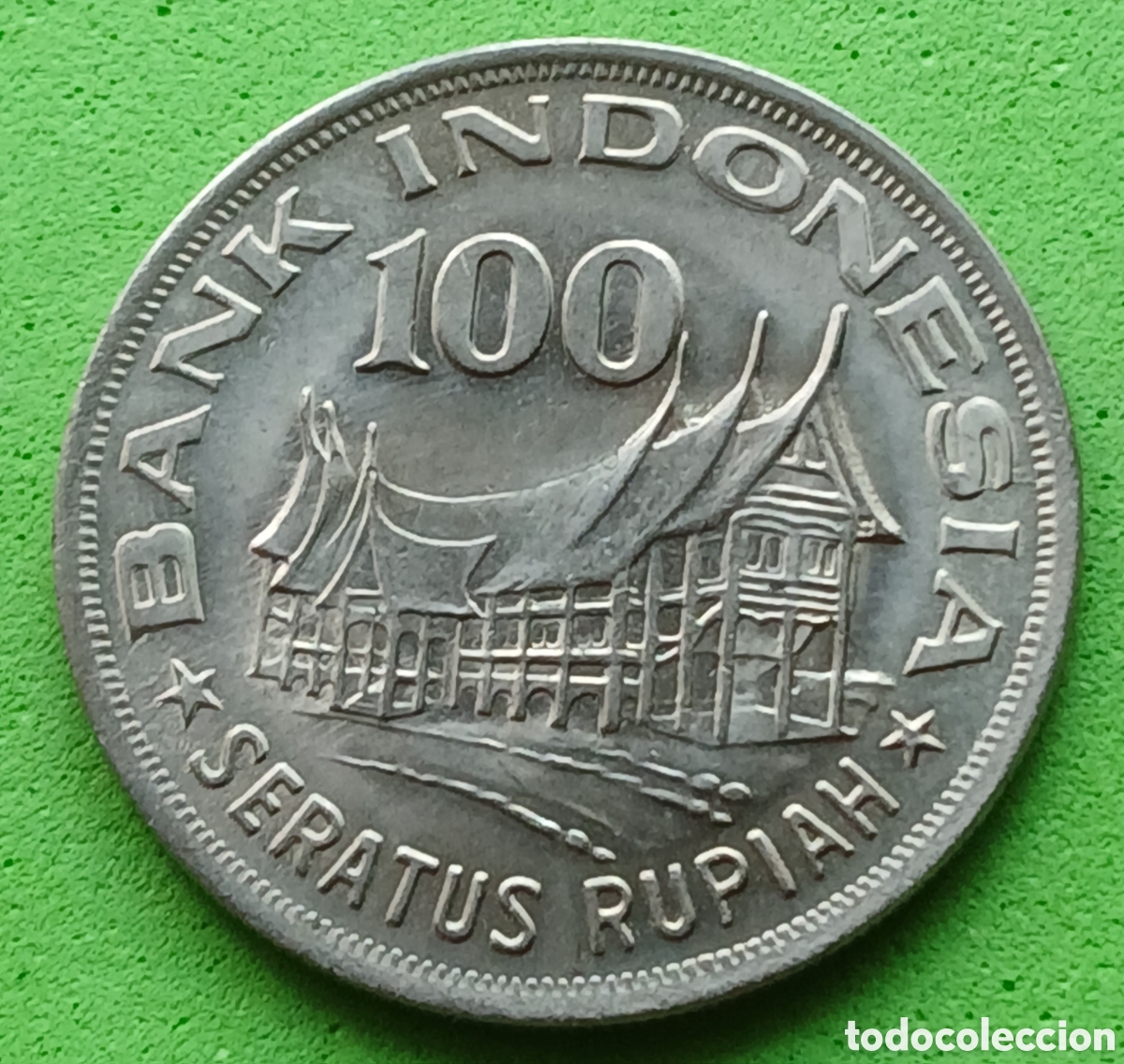 Monedas antiguas de Asia: Indonesia 100 rupias 1978 km#42 Silvicultura para la prosperidad