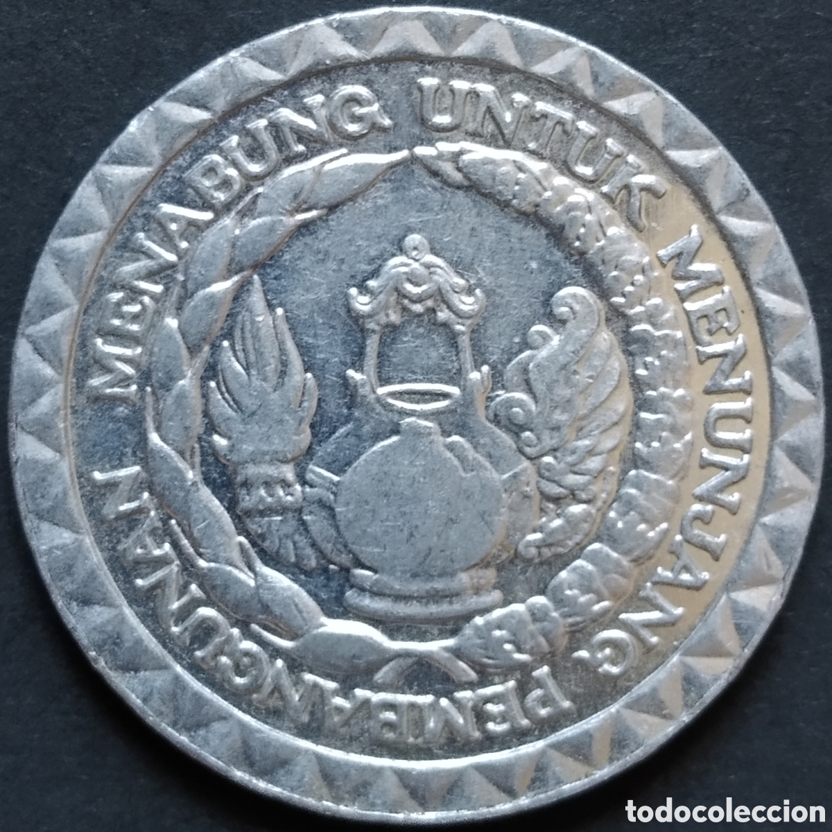 Monedas antiguas de Asia: MONEDA - INDONESIA CONMEMORATIVA 10 RUPIAS 1979 (FAO - PROGRAMA NACIONAL DE AHORRO)