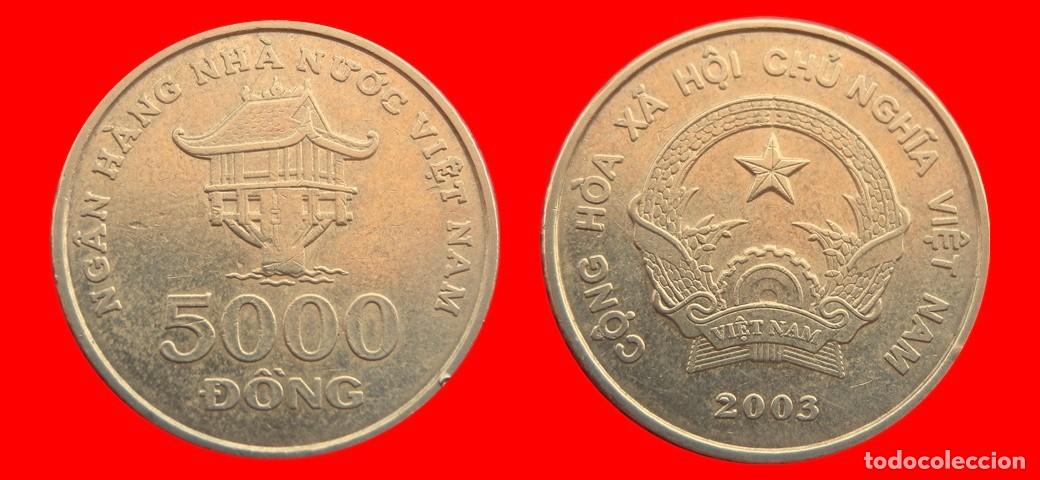 Monedas antiguas de Asia: 5000 DONG 2003 VIETNAM-152005