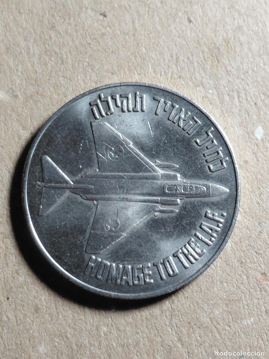 Monedas antiguas de Asia: ISRAEL - Season's Greetings Medal 1971 - HOMAGE TO THE I.A.F.