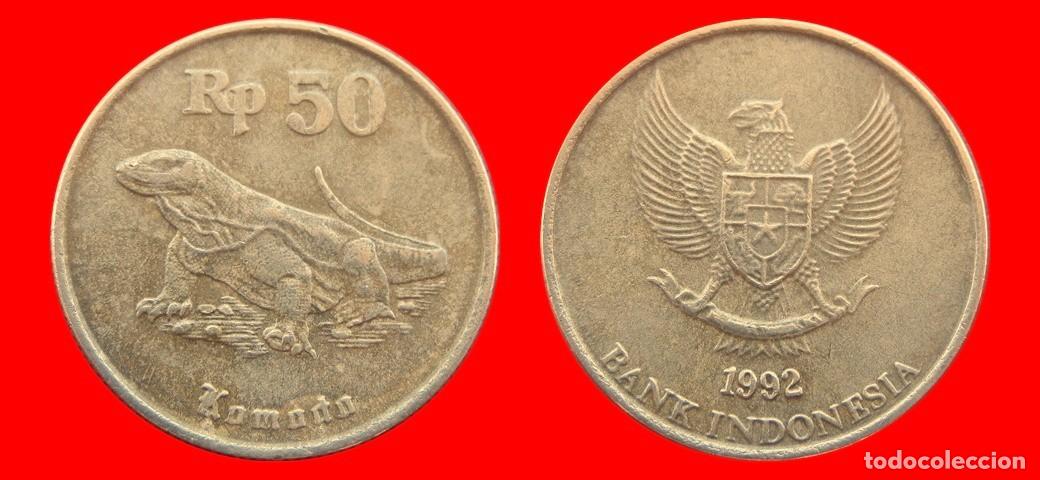 Monedas antiguas de Asia: 50 RUPIAS 1992 INDONESIA-152048