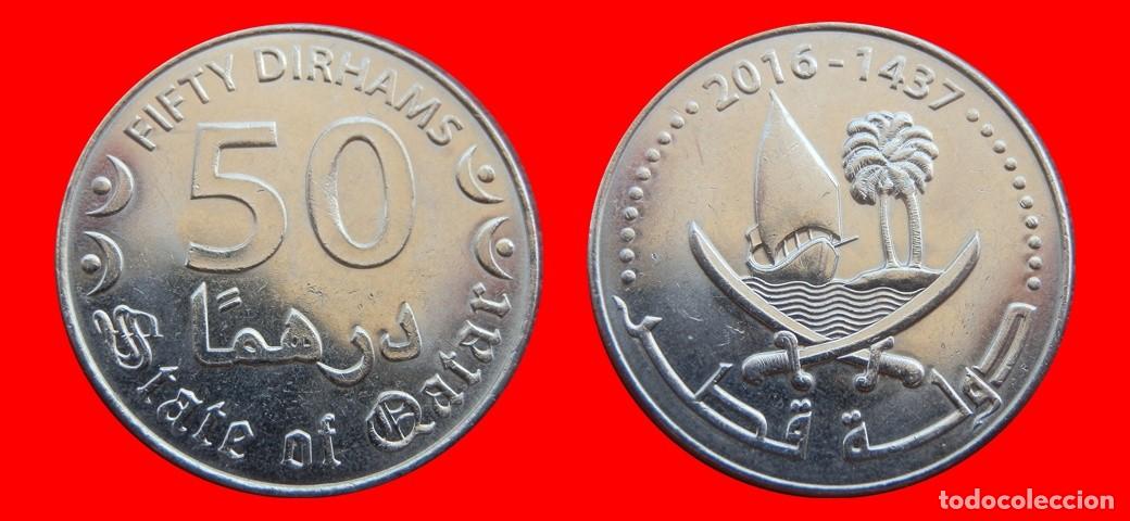 Monedas antiguas de Asia: 50 DIRHAMS 2016 QATAR-152058