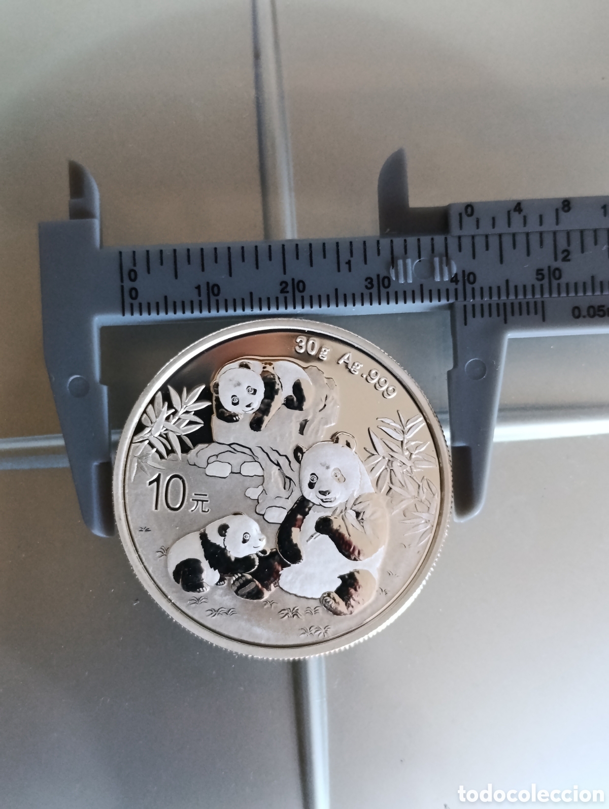 Monedas antiguas de Asia: Onza de Plata China Panda 30 g Ag .999 &mdash; 10 Yuan 2025