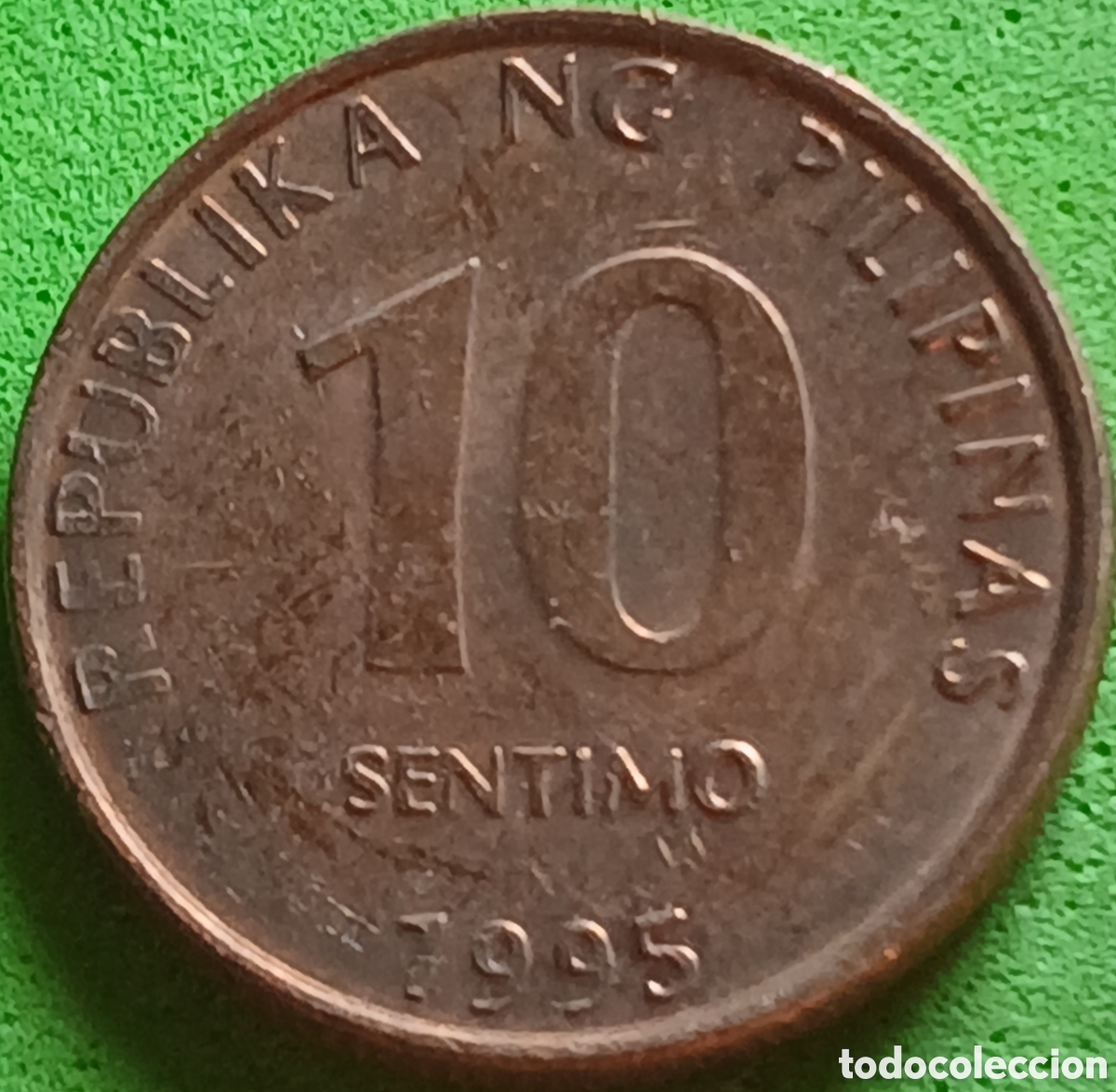 Monedas antiguas de Asia: Filipinas 10 c&eacute;ntimos 1995 km#270