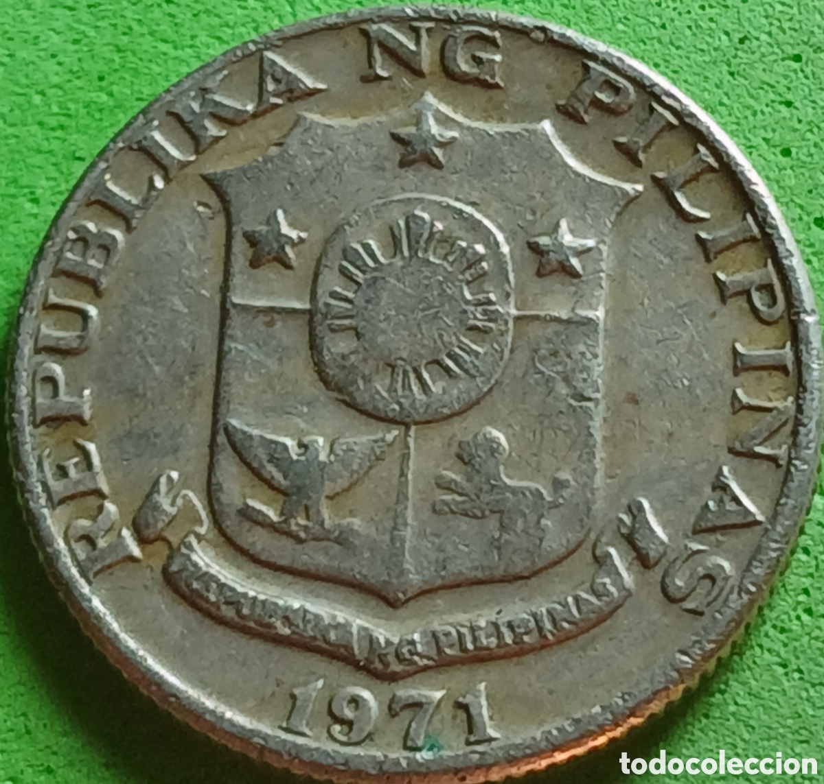 Monedas antiguas de Asia: Filipinas 25 c&eacute;ntimos 1971 km#199