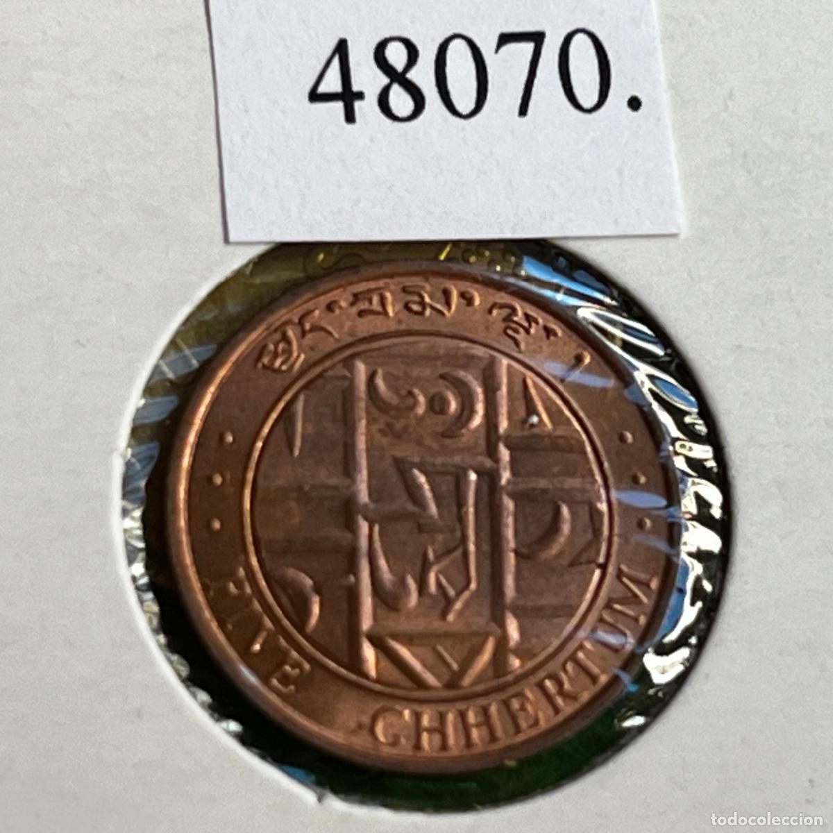 Monedas antiguas de Asia: Bhutan 5 chhertum 1979, chetrums, But&aacute;n