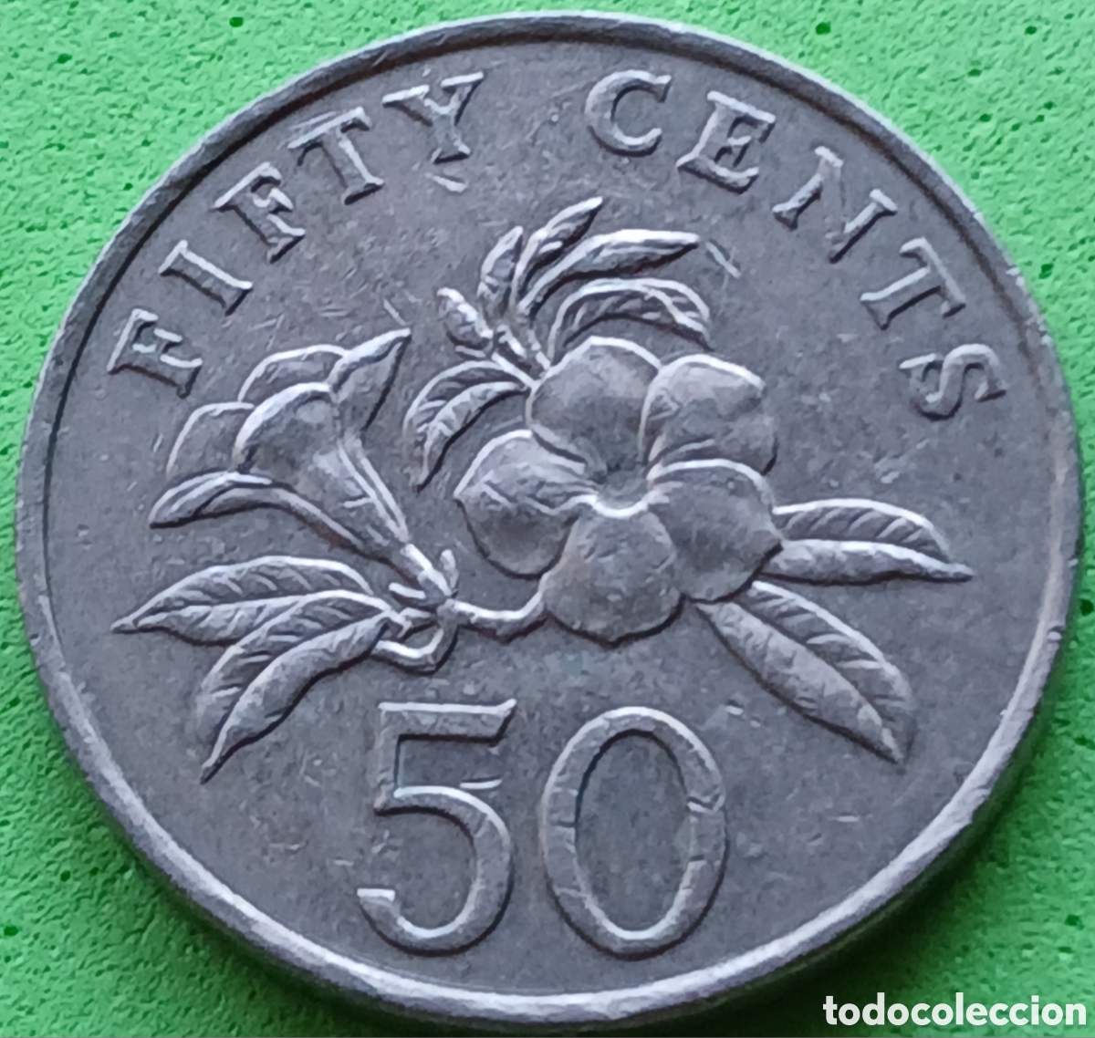Monedas antiguas de Asia: Singapur 50 cents 1995 km#102