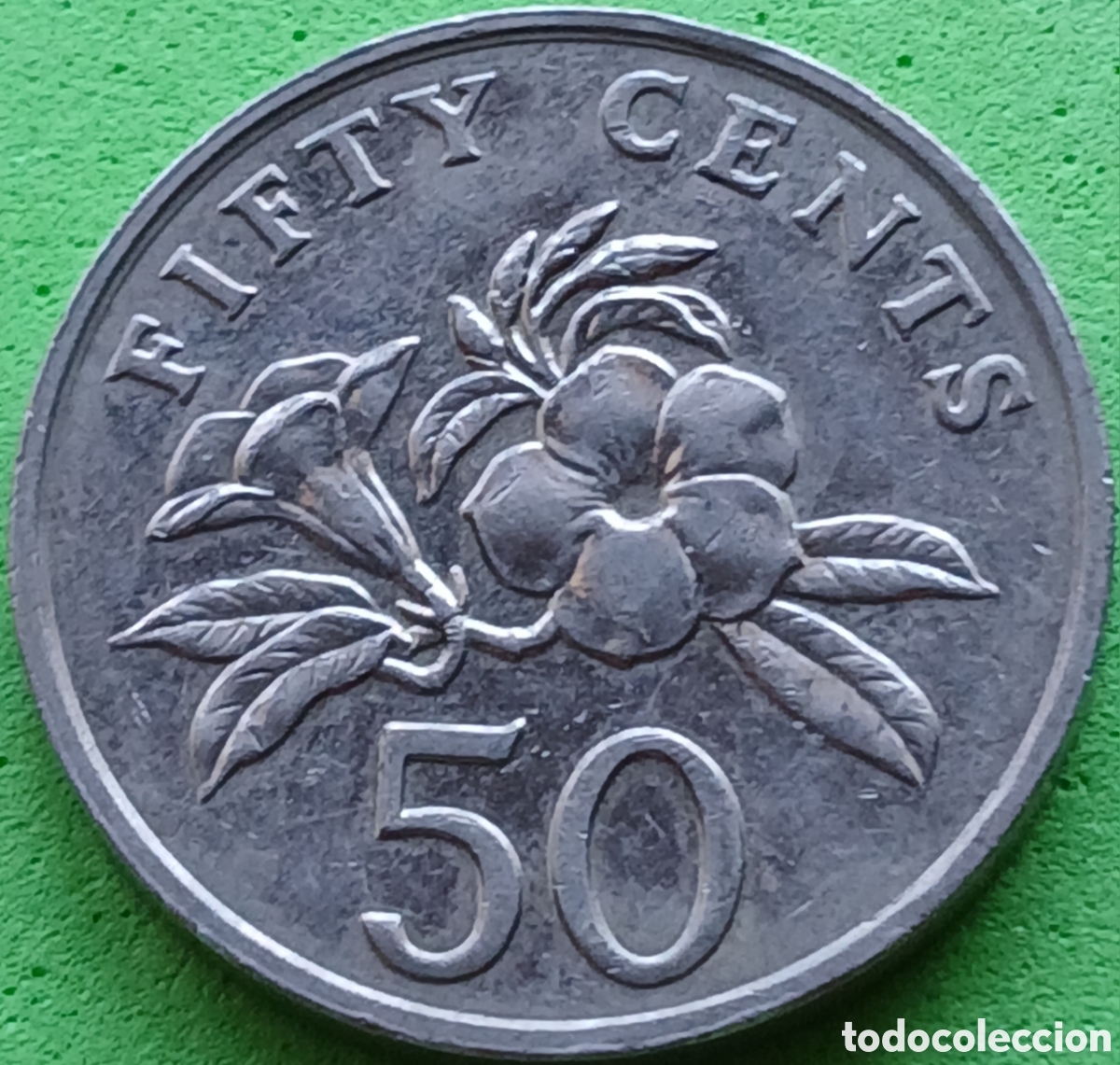 Monedas antiguas de Asia: Singapur 50 cents 1997 km#102