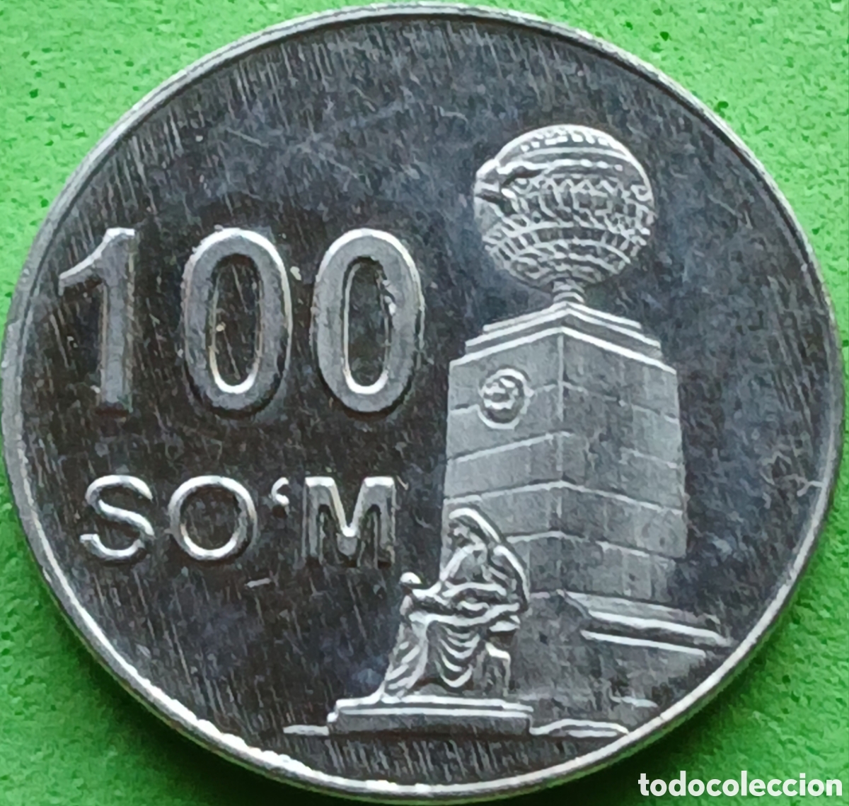 Monedas antiguas de Asia: Uzbekist&aacute;n 100 so'm 2018 UC#2