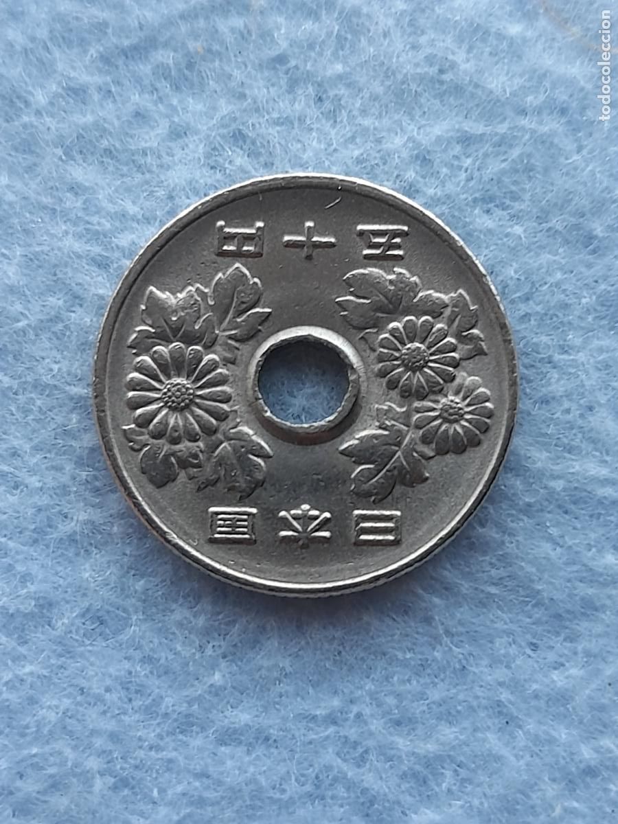 Monete antiche di Asia: Jap&oacute;n. 50 Yenes. A&ntilde;o 1989.