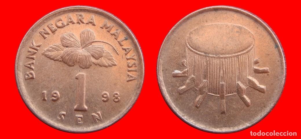 Monedas antiguas de Asia: 1 SEN 1998 MALASIA-152151