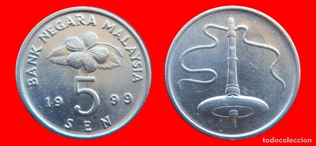 Monedas antiguas de Asia: 5 SEN 1999 MALASIA-152152