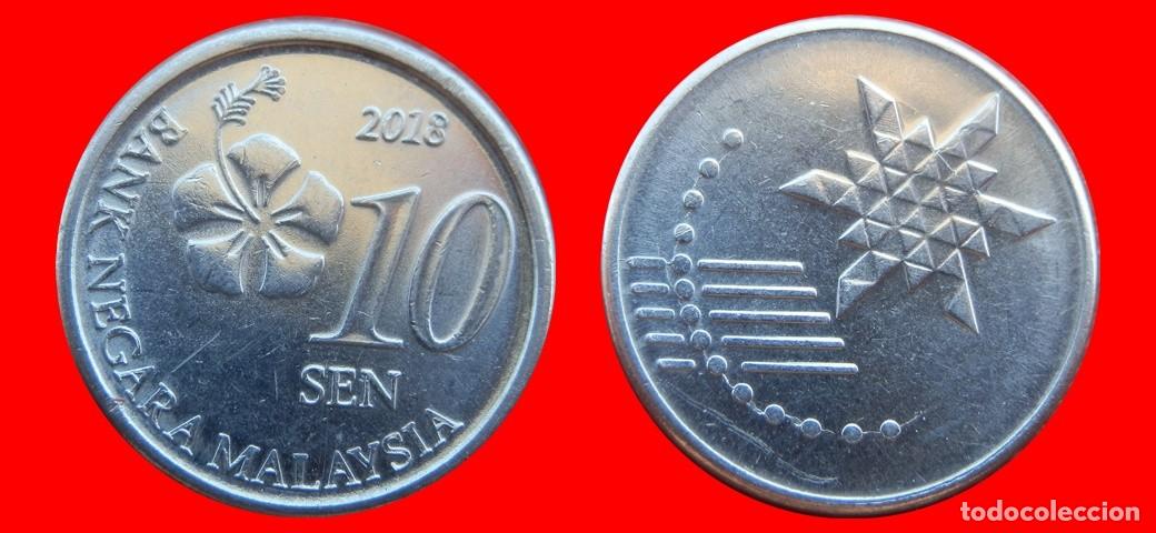 Monedas antiguas de Asia: 10 SEN 2018 MALASIA-152156
